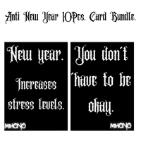 Gothic Anti-New Year 10card bundle