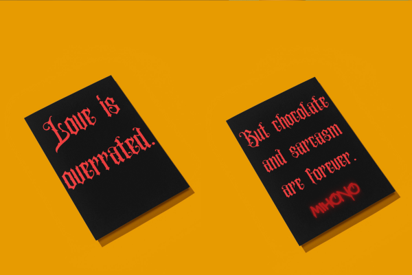 24 Anti Valentine Cards