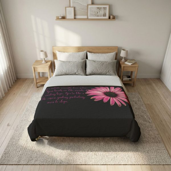 1017047686655062275_2048.jpeg Mother’s Day Floral Duvet Cover – Soft Pink Daisy Bedding with Poetic Touch By MIHONO