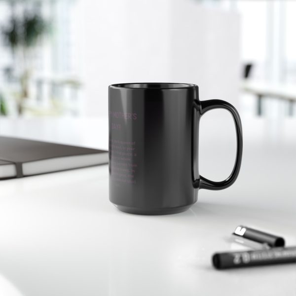 Happy Mother’s Day Poem Black Mug By MIHONO
