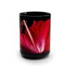 Red Lily Photo Black Coffee Mug By MIHONO