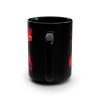 Red Lily Photo Black Coffee Mug By MIHONO