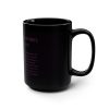 Happy Mother’s Day Poem Black Mug By MIHONO
