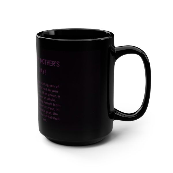 Happy Mother’s Day Poem Black Mug By MIHONO