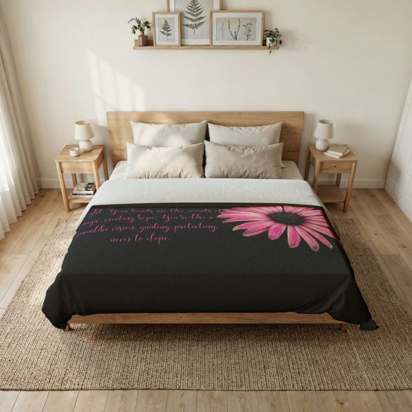7236244455382179586_2048.jpeg Mother’s Day Floral Duvet Cover – Soft Pink Daisy Bedding with Poetic Touch By MIHONO