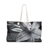 7409020817813946694_2048.jpeg Mother's Day Floral Weekender Bag With White Lily And Poem By MIHONO