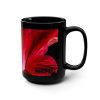 Red Lily Photo Black Coffee Mug By MIHONO