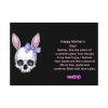 Mother's Day Skull Poster — Happy Mother's Day Poem By MIHONO