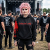 Goth Hoodie "Healing Isn't Pretty" Dripping Heart - MIHONO