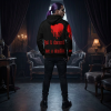 Goth Hoodie "Healing Isn't Pretty" Dripping Heart - MIHONO