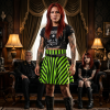 20260427203212-1f142782-bfba-6abc-aa3b-6aab9441d1ca-1.png Black And Green Striped Skirt By MIHONO