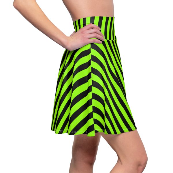 3962477550802201015_2048-2.jpeg Black And Green Striped Skirt By MIHONO