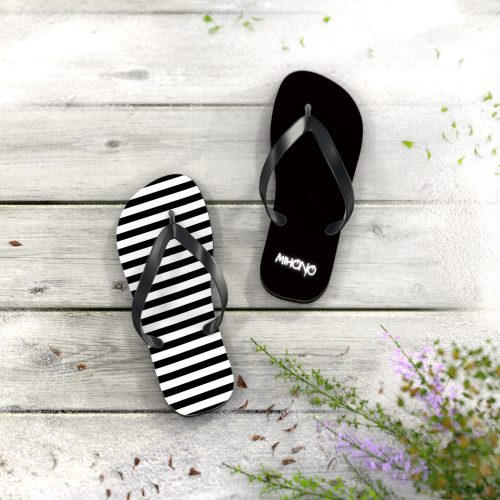 462263811729924688_2048-2.jpeg Flip Flops With Black & White Stripes By MIHONO