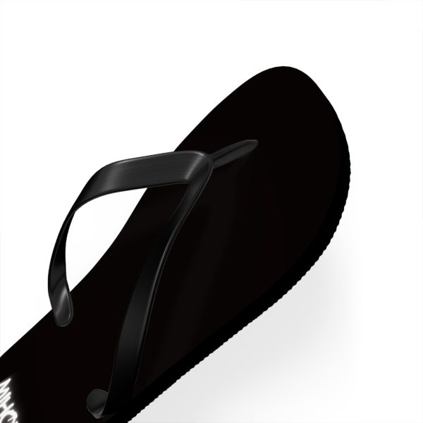 Flip Flops With Black & White Stripes By MIHONO