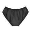 Skull & MIHONO Logo Black Lace-Trim Briefs — Gothic Cotton Panties