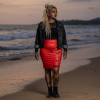 Emo Bat Skirt - Dark Alternative Style By MIHONO