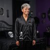 Emo Satin Skull Pajama Set By MIHONO