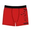Goth Red Boxer With Flying Bats Print By MIHONO