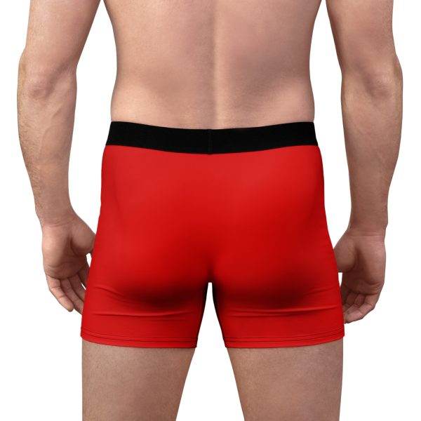 Goth Red Boxer With Flying Bats Print By MIHONO