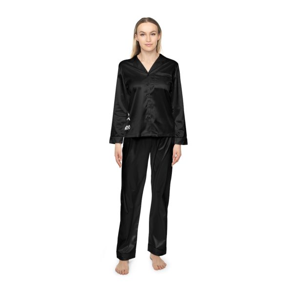 Emo Satin Skull Pajama Set By MIHONO