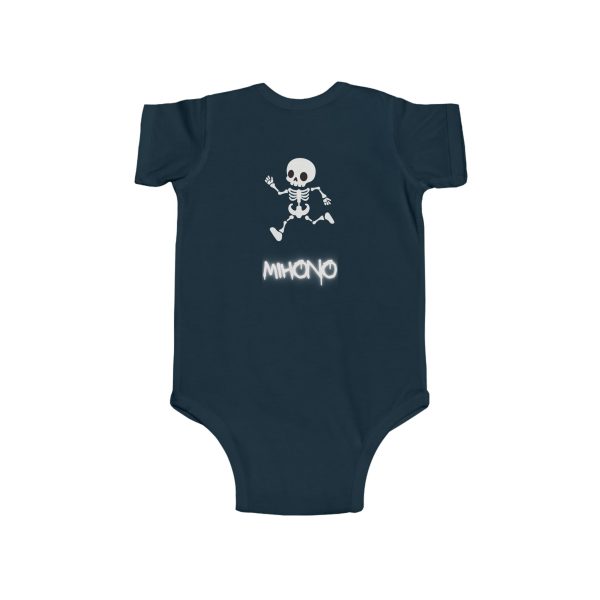 Emo Baby Bodysuit With Skeleton By MIHONO