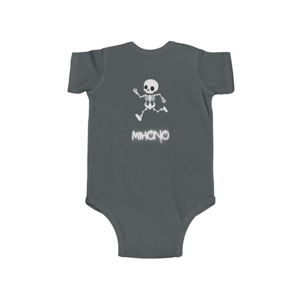Emo Baby Bodysuit With Skeleton By MIHONO