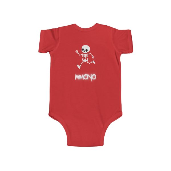 Emo Baby Bodysuit With Skeleton By MIHONO