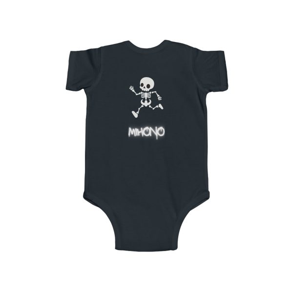 Emo Baby Bodysuit With Skeleton By MIHONO