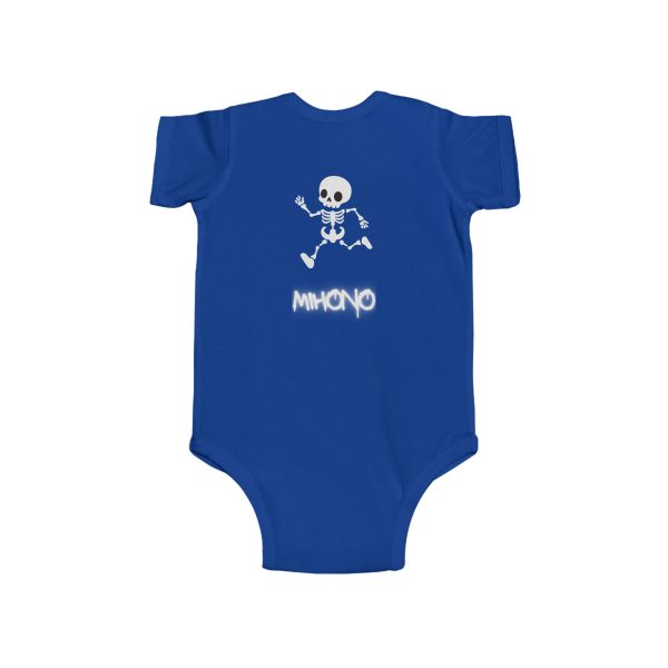 Emo Baby Bodysuit With Skeleton By MIHONO
