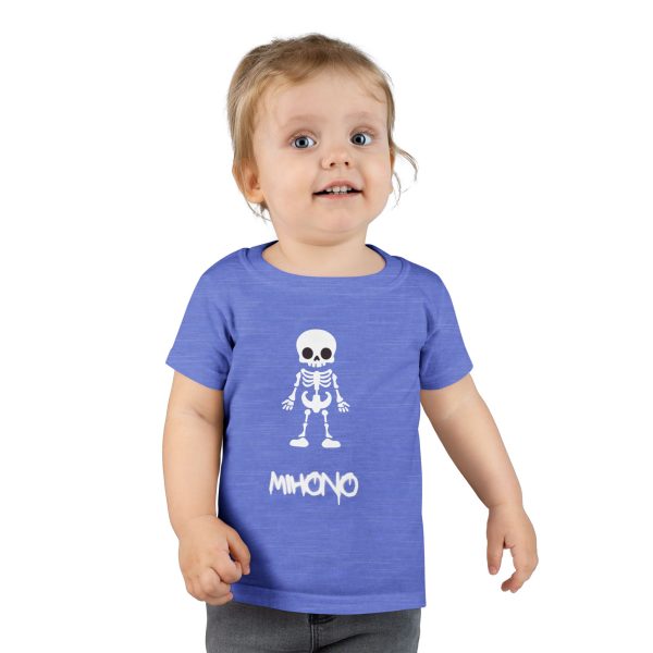 Goth Toddler T-Shirt — Cute Skeleton Graphic By MIHONNO