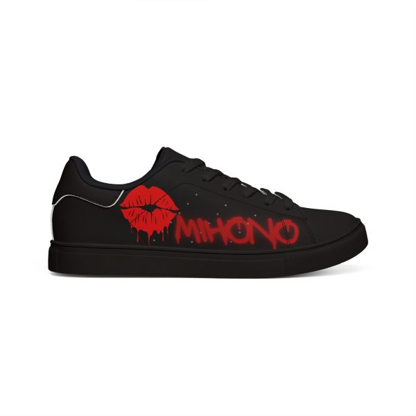 Metal Head Low-Top Leather Sneakers With Stripes By MIHONO