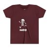 Emo Youth Skeleton Graphic Tee By MIHONO
