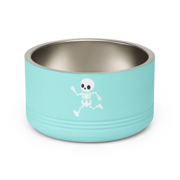 Metal Head Skull Pet Bowl — 18oz Stainless Steel By MIHONO