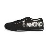 Emos Striped Black & White Low Top Sneakers By MIHONO