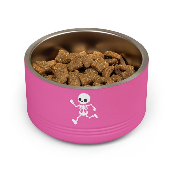 Metal Head Skull Pet Bowl — 18oz Stainless Steel By MIHONO