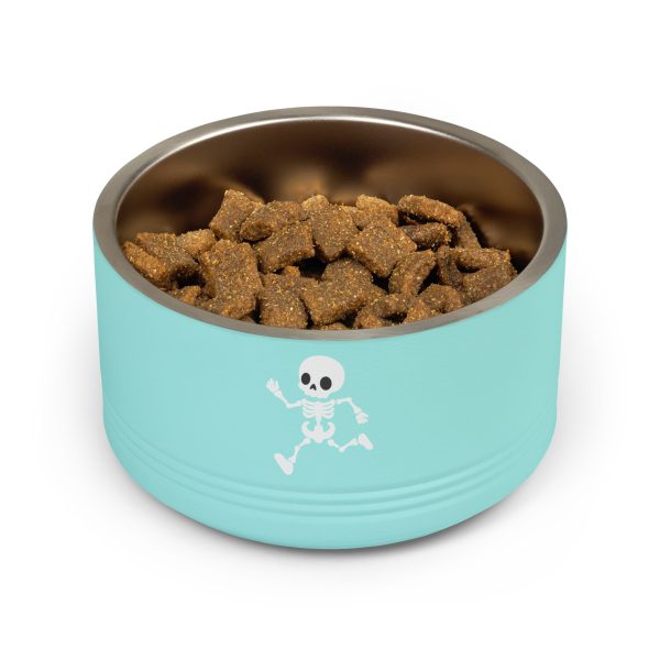 Metal Head Skull Pet Bowl — 18oz Stainless Steel By MIHONO