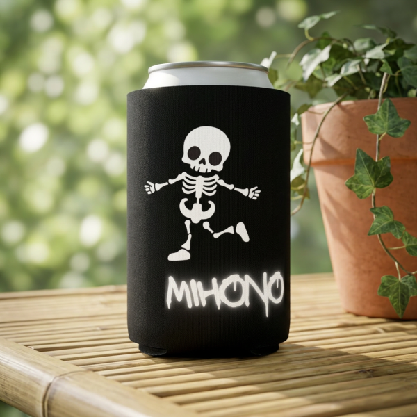 Goth Skeleton Dance Can Cooler Sleeve By MIH0NO