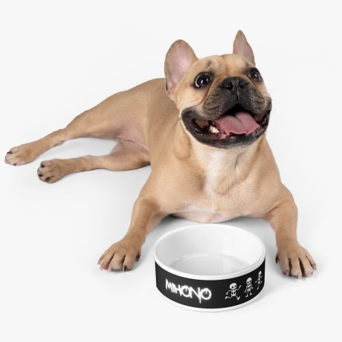 Goth Skeleton Pet Bowl By MIHONO