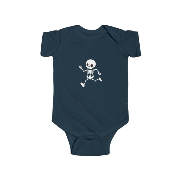 Emo Baby Bodysuit With Skeleton By MIHONO
