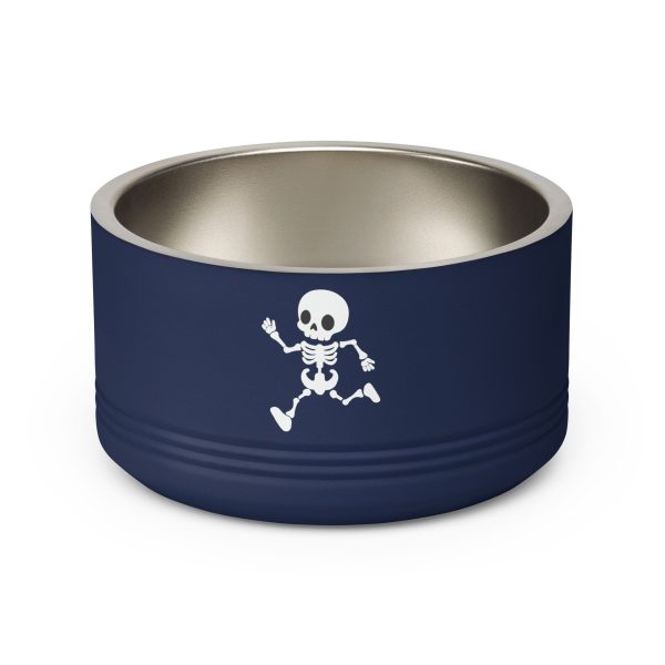 Metal Head Skull Pet Bowl — 18oz Stainless Steel By MIHONO