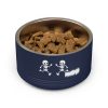 Metal Head Skull Pet Bowl — 18oz Stainless Steel By MIHONO