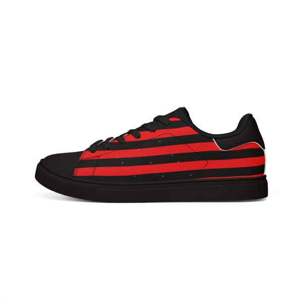 Metal Head Low-Top Leather Sneakers With Stripes By MIHONO