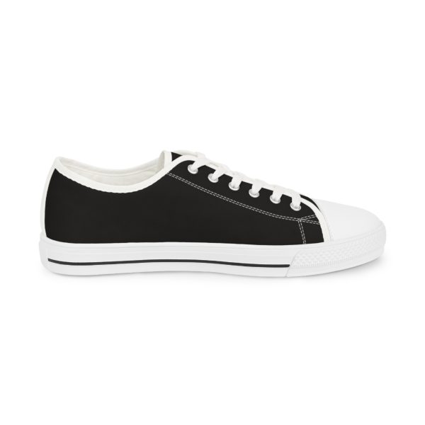 Emos Striped Black & White Low Top Sneakers By MIHONO