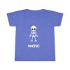Goth Toddler T-Shirt — Cute Skeleton Graphic By MIHONNO