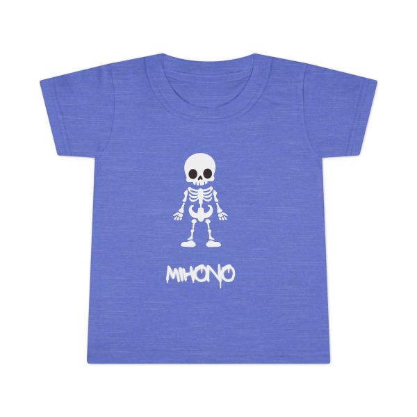 Goth Toddler T-Shirt — Cute Skeleton Graphic By MIHONNO