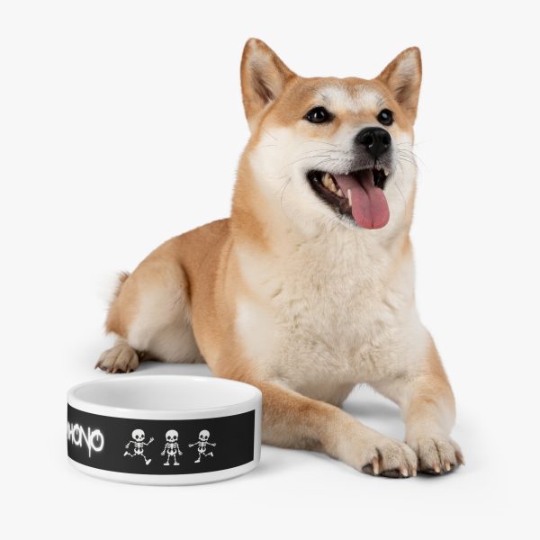 Goth Skeleton Pet Bowl By MIHONO