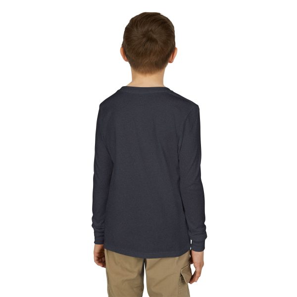 Metal Head Youth Long Sleeve Tee With Dancing Skeleton By MIHONO