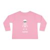 Emo Toddler Long Sleeve Tee With Cute Skeleton Graphic By MIHONO