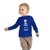 Emo Toddler Long Sleeve Tee With Cute Skeleton Graphic By MIHONO