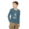 Metal Head Youth Long Sleeve Tee With Dancing Skeleton By MIHONO